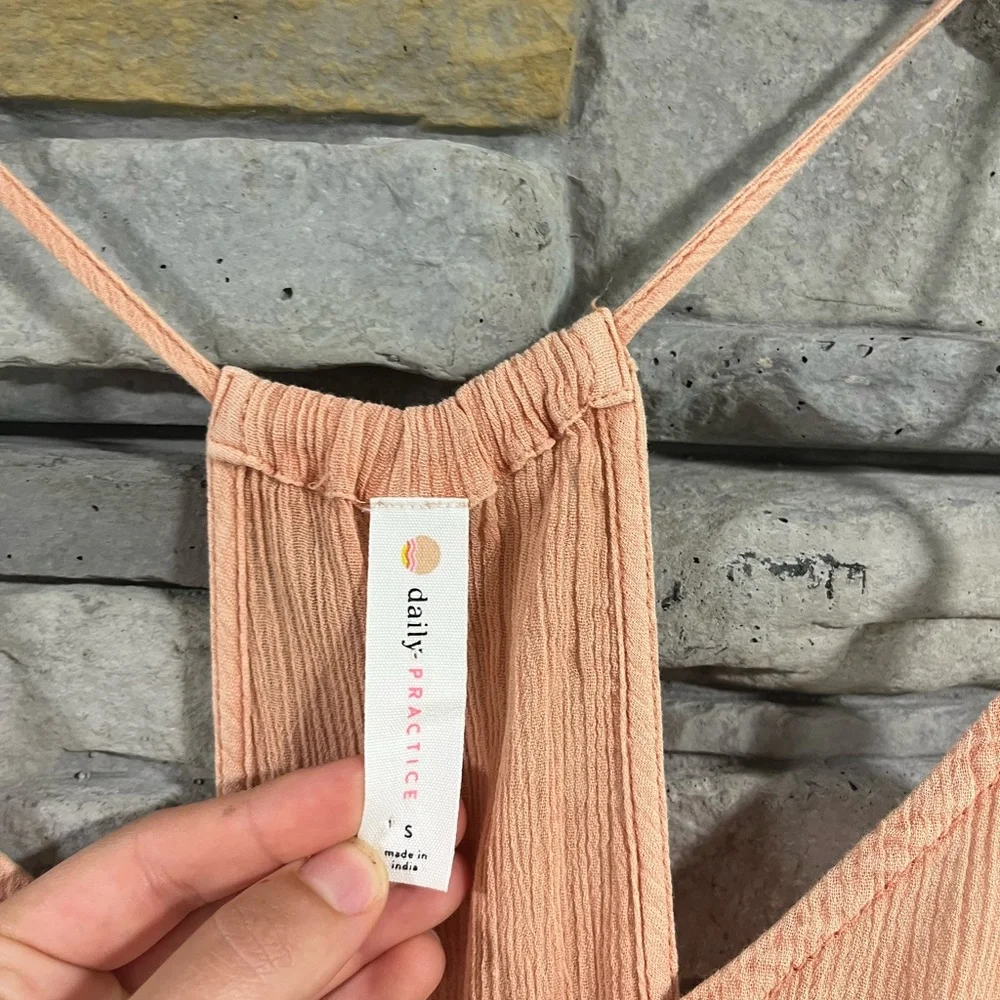Daily Practice by Anthropologie midi Dress size small pink beach boho